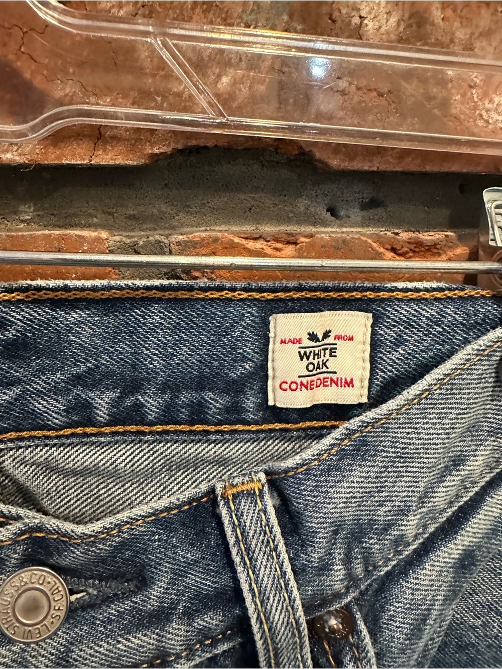 Levi's vintage XX White Oak Cone 100% cotton selvedge jeans size 27x32 - Picture 4 of 11